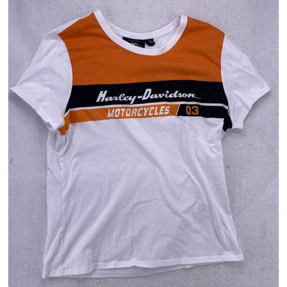 Harley-Davidson Tops - Harley Davidson Motorcycles Top Women Size XL 2003 Graphic Shirt Tee Y2K
